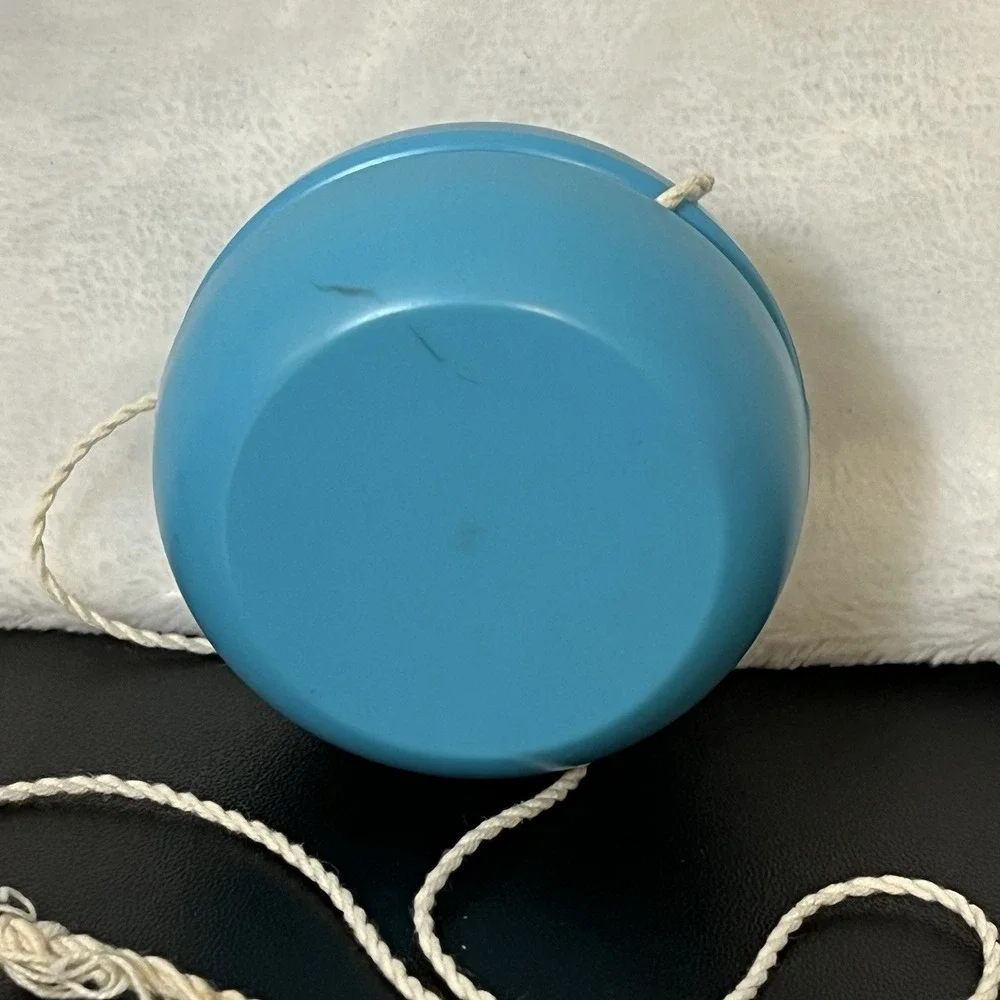RARE Vintage Bonanza Steakhouse Restaurant Advertising YO-YO Yo Yo Blue Plastic